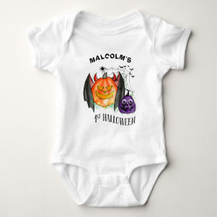 First Halloween custom Baby Bodysuit