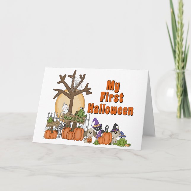 First Halloween Cute & Spooky Card (Front)