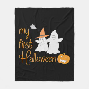 First Halloween Fleece Blanket