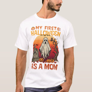 First Halloween Mum Ghost Tombstone Pumpkin_1 T-Shirt