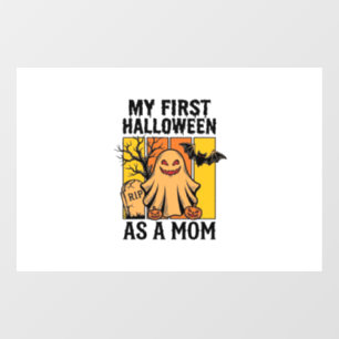 First Halloween Mum Shirt Vintage Ghost Design_1