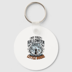First Halloween Nurse Spooky Moon Infant Costume D Key Ring