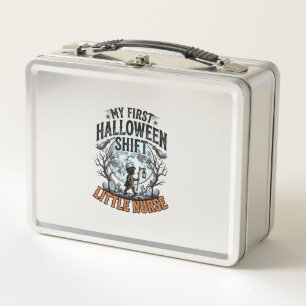 First Halloween Nurse Spooky Moon Infant Costume D Metal Lunch Box