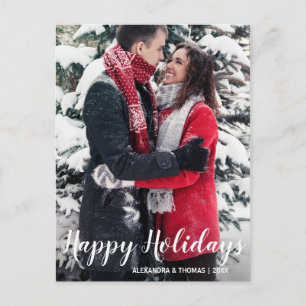 First Holiday Xmas Married Engaged White PHOTO