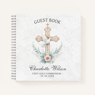 First Holly Communion Guest Book