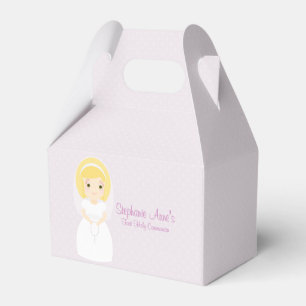 First Holy Communion Blonde Girl Favour Box