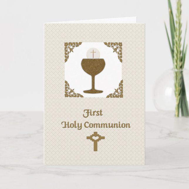 First Holy Communion Card (Front)