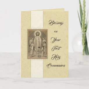 First Holy Communion Card