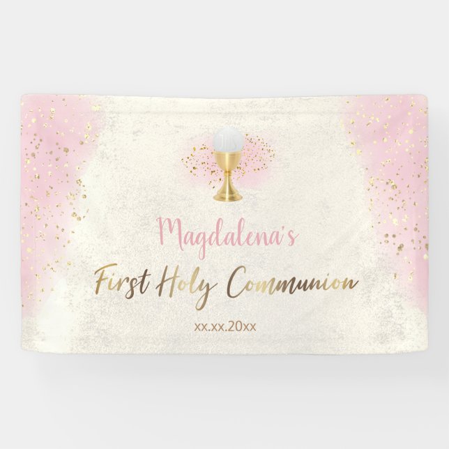 First Holy Communion chalice design Banner (Horizontal)