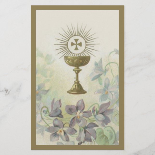 First Holy Communion Chalice Eucharist Catholic (Front)