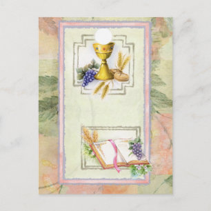 First Holy Communion, confirmation Postcard