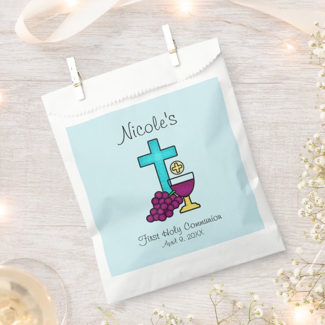 First Holy Communion Favour Bags (Clipped)