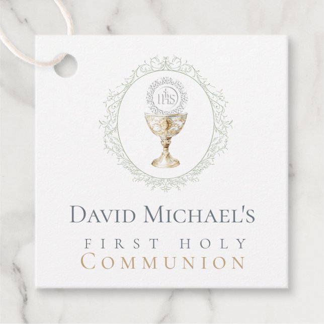 First Holy Communion Favour Tags (Front)