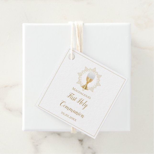 First Holy Communion Favour Tags (In Situ)
