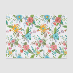 First Holy Communion Floral Flowers   Tissue Paper