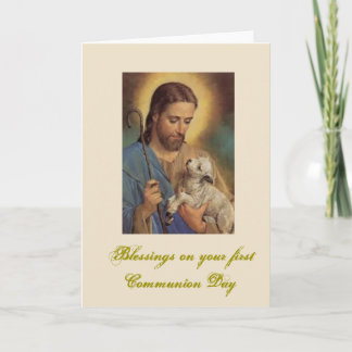 First Holy Communion - for Congratulations - Card