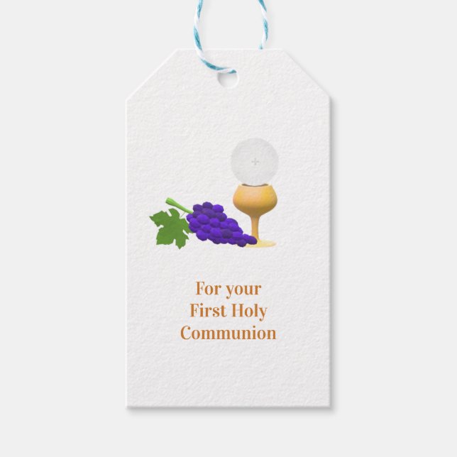 First Holy Communion Gift Tags (Front)