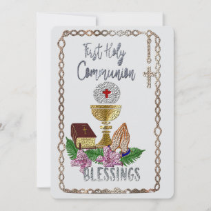 First Holy Communion Holiday Card