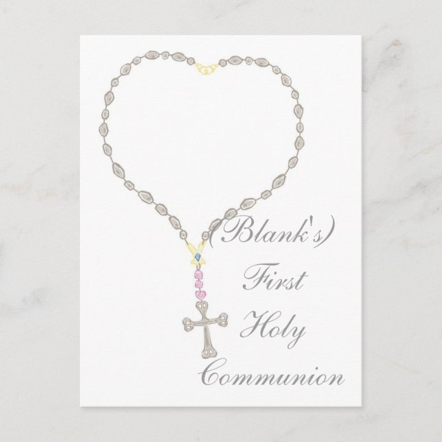 First Holy Communion Invitation (Front)