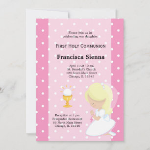 First Holy Communion Invitation