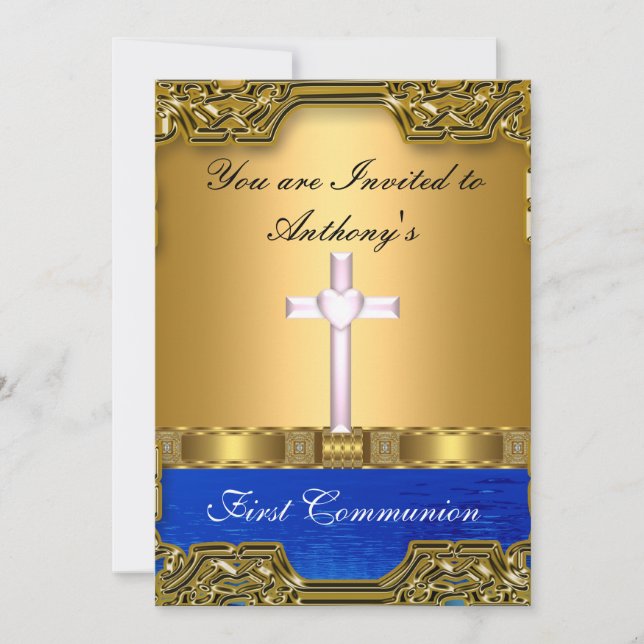 First Holy Communion Invitation (Front)