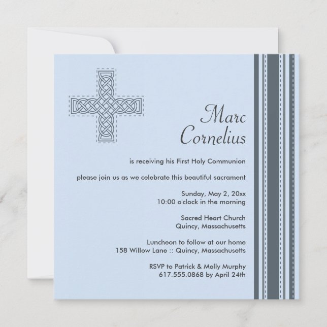 First Holy Communion Invitation (Front)