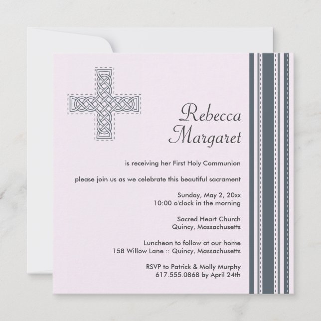 First Holy Communion Invitation (Front)