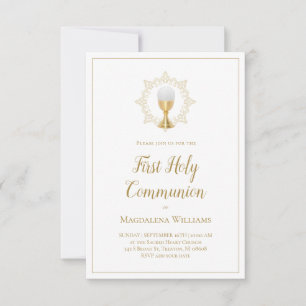 First Holy Communion Invitation