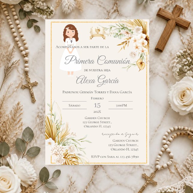 First Holy Communion Invitation (Creator Uploaded)