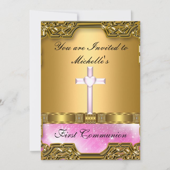 First Holy Communion Invitation (Front)
