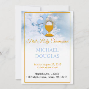 First Holy Communion Invitation