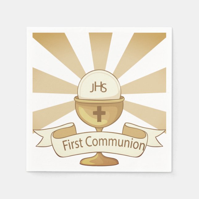 First Holy Communion   Napkin (Front)