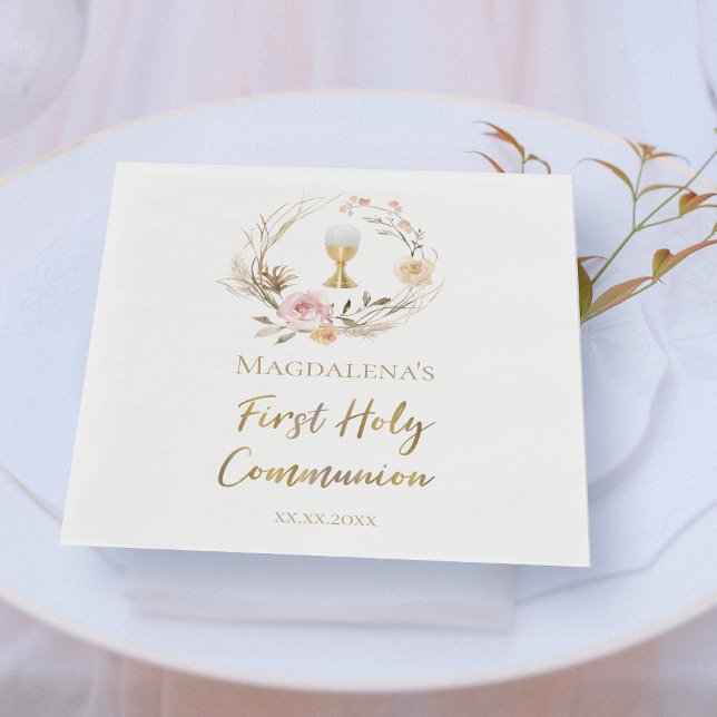 First Holy Communion  Napkin (Creator Uploaded)