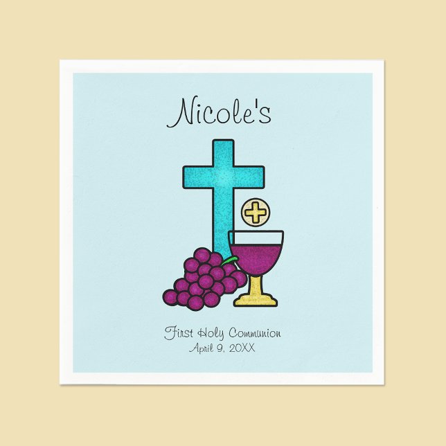 First Holy Communion Napkin (Creator Uploaded)