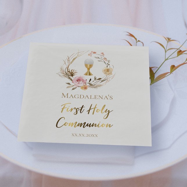 First Holy Communion  Napkin (Creator Uploaded)