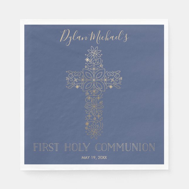 First Holy Communion Napkin - Custom Paper Goods (Front)