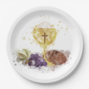 First Holy Communion Paper Plate