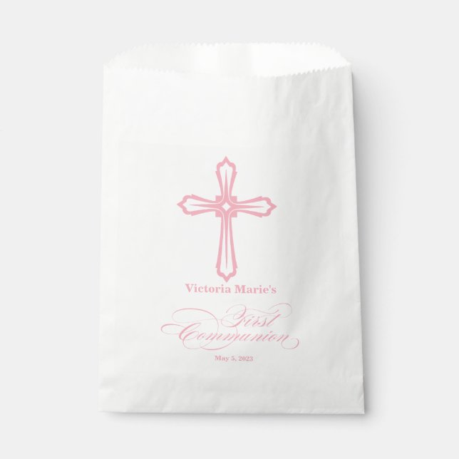 First Holy Communion Party Favour Bag Candy Bags (Front)