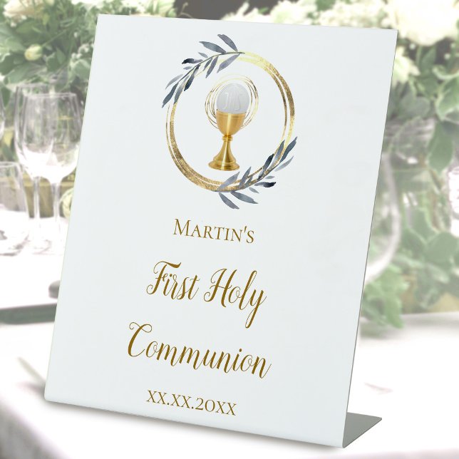 First Holy Communion Pedestal Sign (Creator Uploaded)
