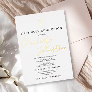 First Holy Communion Postponed New Date