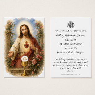 First Holy Communion Sacred Heart Remembrance