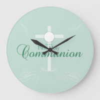 First Holy Communion, Script in Soft Green