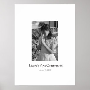 First Holy Communion Sign In Party Board