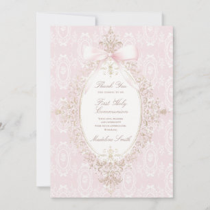First Holy Communion thank you card