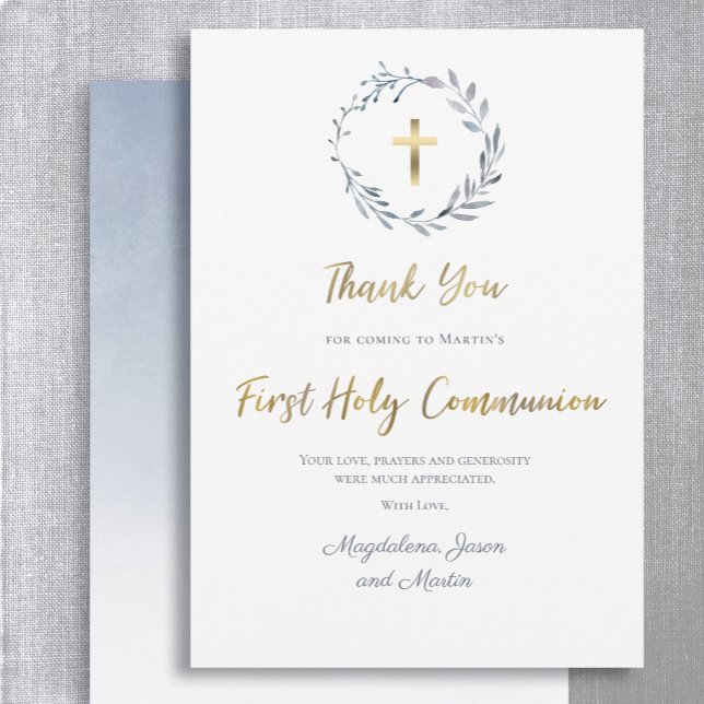 First Holy Communion thank you Card (Creator Uploaded)