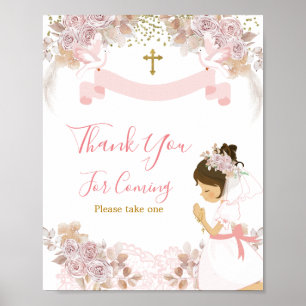 FIRST HOLY COMMUNION Thank you for coming Poster