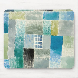 First house in a settlement (1926) by paul klee mouse pad