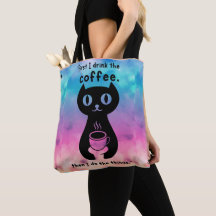 First i drink the coffee then i do this thing