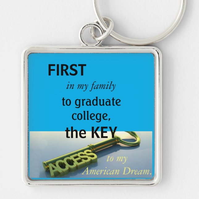 First in my Family Key Ring (Front)