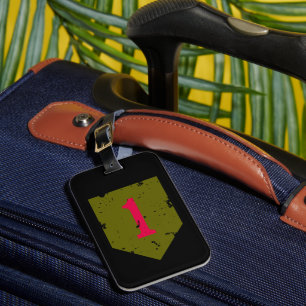 First Infantry Division "Big Red One" Distressed Luggage Tag